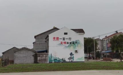 贡山新农村墙绘